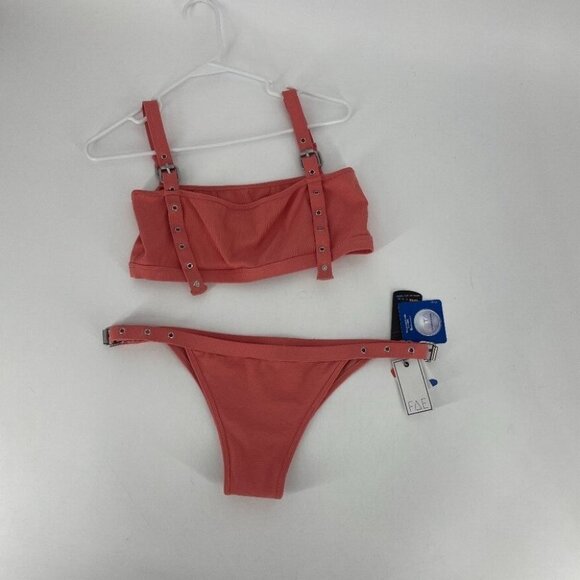 FAE NWT coral buckle bikini  top and bottom new - Picture 13 of 14